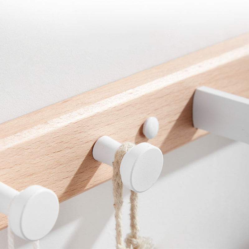 White Bathroom Set Solid Wood & Aluminium Bathroom Accessories individually or as a set