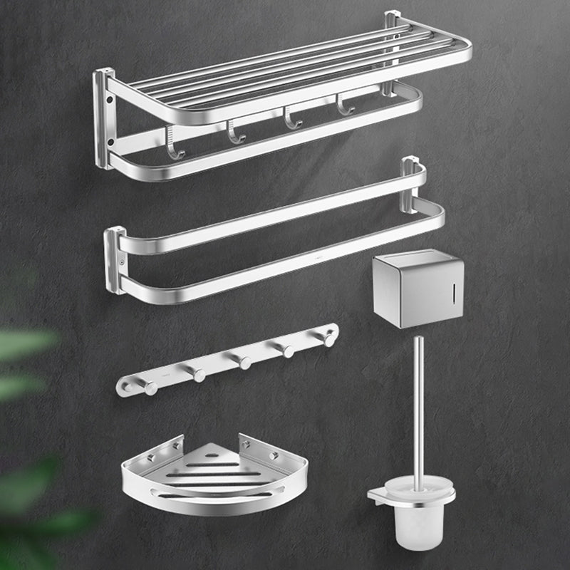 Silver Bathroom Accessory Set Modern Bathroom Accessory as Individual Piece or in Set