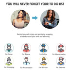 Reusable Erasable To Do List Silicone Wristband