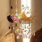 Moon crystal sun catcher