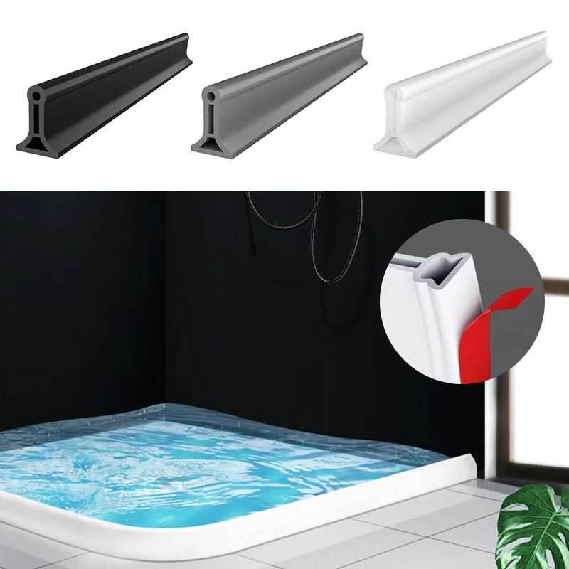 Flexible Silicone Water Barrier Strip for Leak Prevention and Moisture Protection