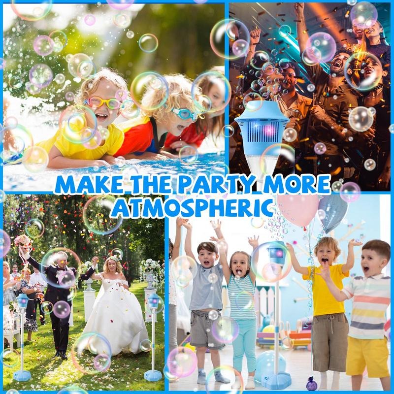 Automatic Bubble Maker for Kids | BubbleFun Magical Bubble Play | 20,000+ Bubbles/Min | Adjustable Height | Portable