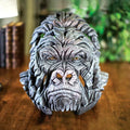 Life-like gorilla figure made of resin for decoration