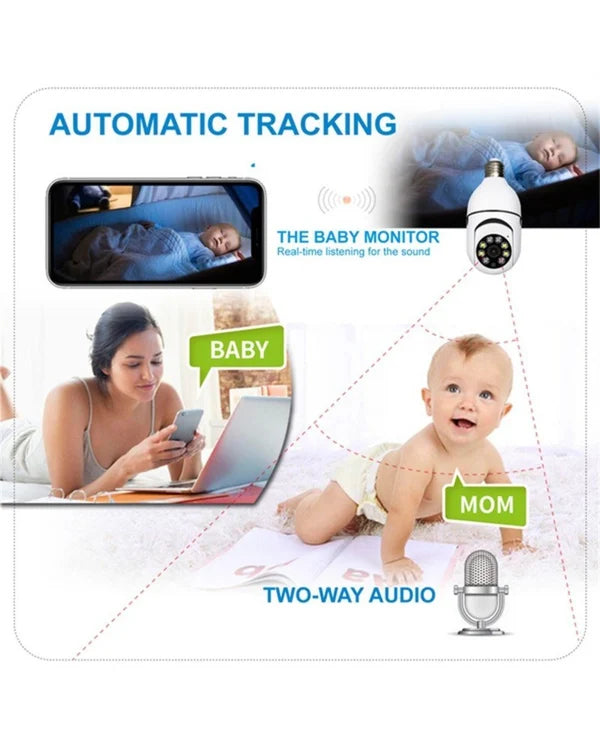 Wireless Wifi Bulb Camera Security Camera