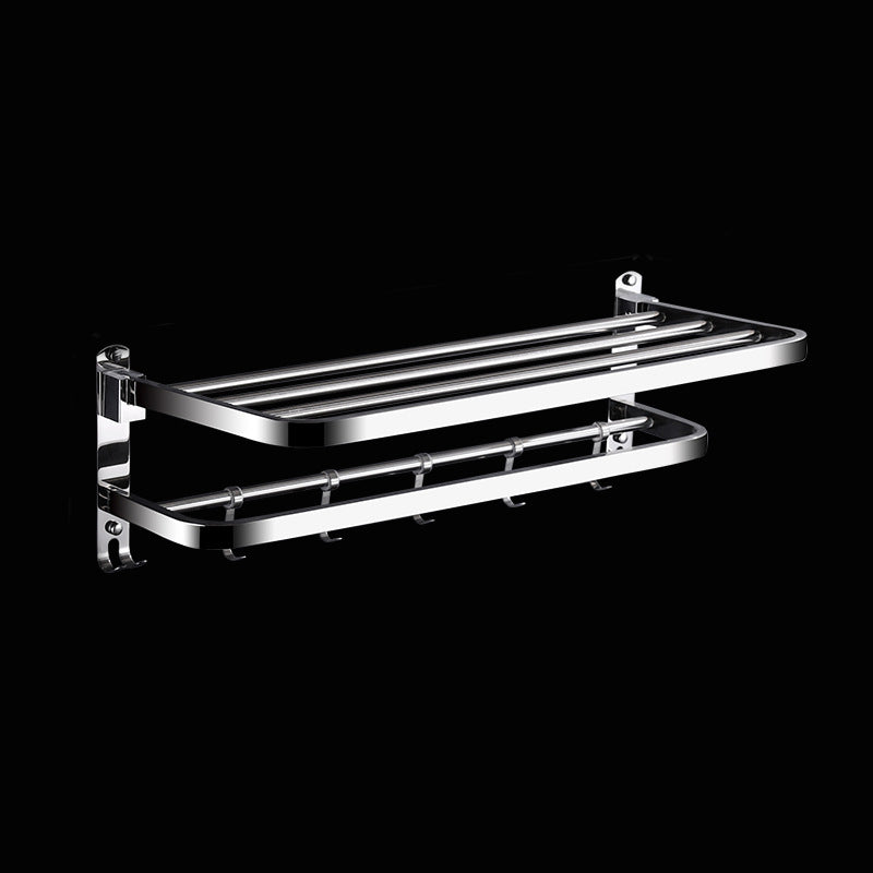 Classic Polished Chrome Bathroom Accessory Set Towel Holder/Paper Holder/Robe Hooks Included