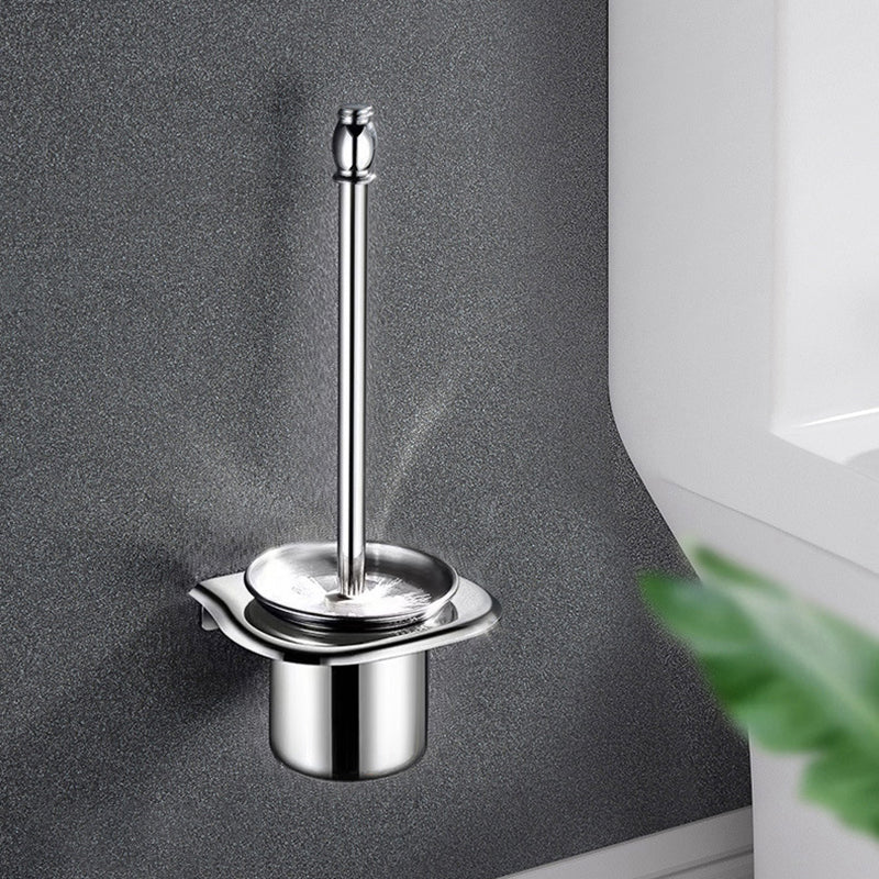 Classic Polished Chrome Bathroom Accessory Set Towel Rail/Paper Holder/Bathrobe Hook Included