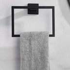 7-piece bathroom accessory set made of stainless steel with paper holder/robe hook/towel ring bar