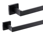 7-piece bathroom accessory set made of stainless steel with paper holder/robe hook/towel ring bar