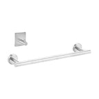 7-piece bathroom accessory set made of stainless steel with paper holder/robe hook/towel ring bar