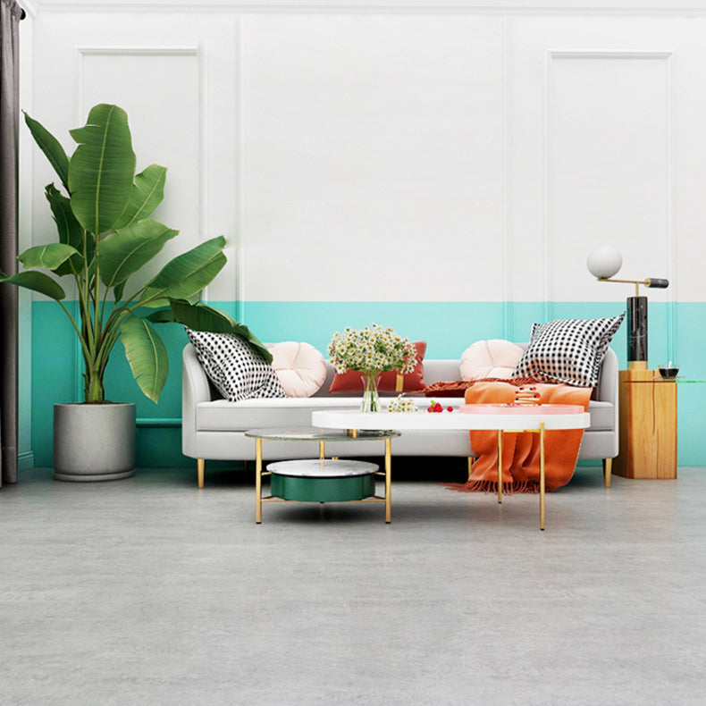 Low Gloss Vinyl Floor Self-Adhesive Vinyl Floor with Square Edge