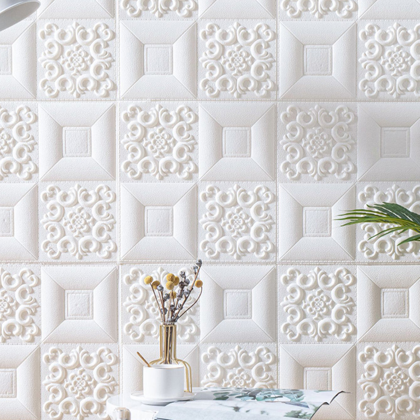 Beautiful Style Wall Shelf 3D Print Bathroom Living Room Wall Panels