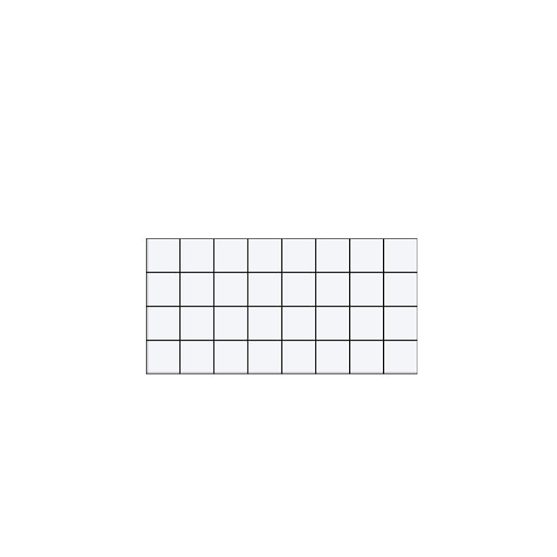 Rectangular PVC 12" X 23" 6-Pack Peel and Stick Wall Tile Kitchen and Bathroom Back Splash