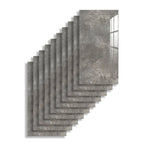 10 Pack PVC Rectangular Peel & Stick Subway Tile Kitchen and Bathroom