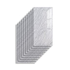 10 Pack PVC Rectangular Peel & Stick Subway Tile Kitchen and Bathroom