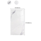10 Pack PVC Rectangular Peel & Stick Subway Tile Kitchen and Bathroom