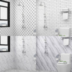 23" X 196" PVC Peel and Stick Wallpaper Kitchen and Bathroom Waterproof Wallpaper