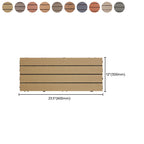 Waterproof Floor Tiles Layable Composite Patio Tiles