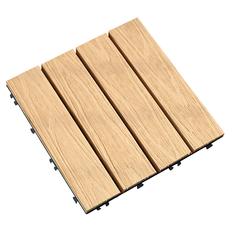 Composite deck tiles Connectable waterproof floor tiles