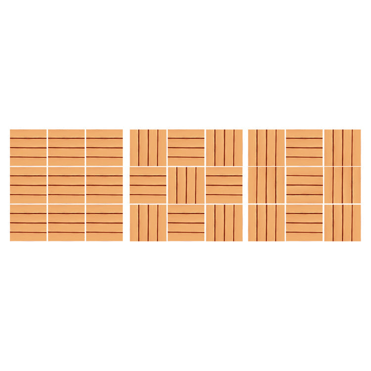 Composite deck tiles Connectable waterproof floor tiles
