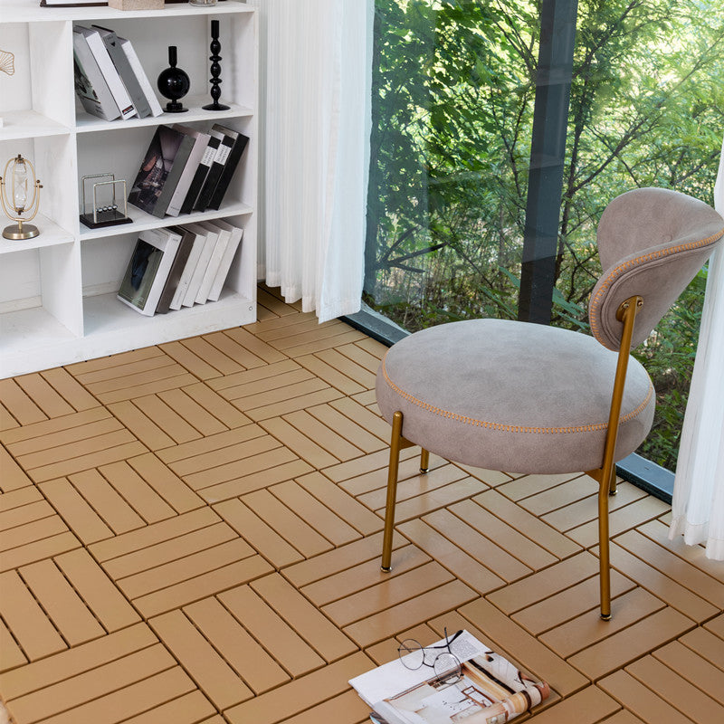 Scratch-resistant terrace boards Installable composite flooring tiles