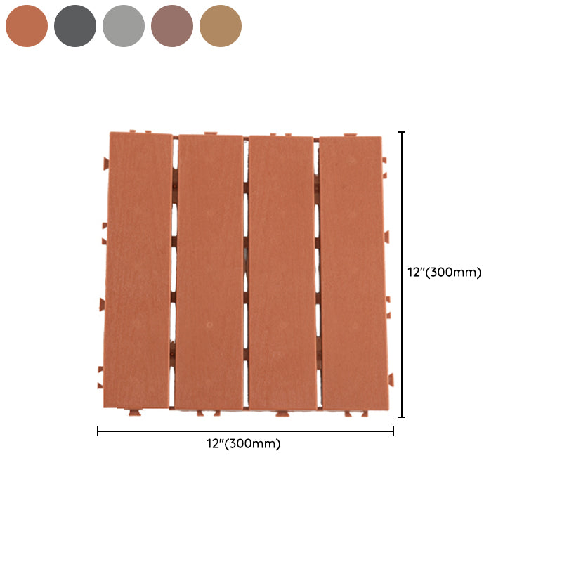 Scratch-resistant terrace boards Installable composite flooring tiles