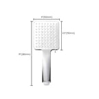 Classic Handheld Showerhead Standard Round Showerheads in Silver