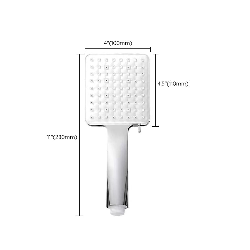 Classic Handheld Showerhead Standard Round Showerheads in Silver
