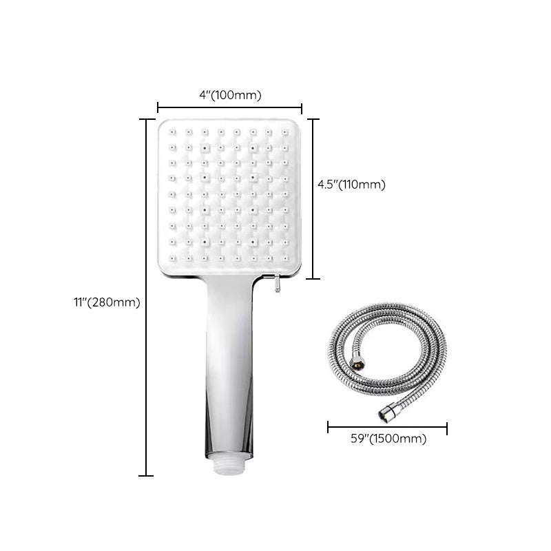 Classic Handheld Showerhead Standard Round Showerheads in Silver
