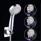 Traditional Shower Head Simple Metal Round Handheld Shower
