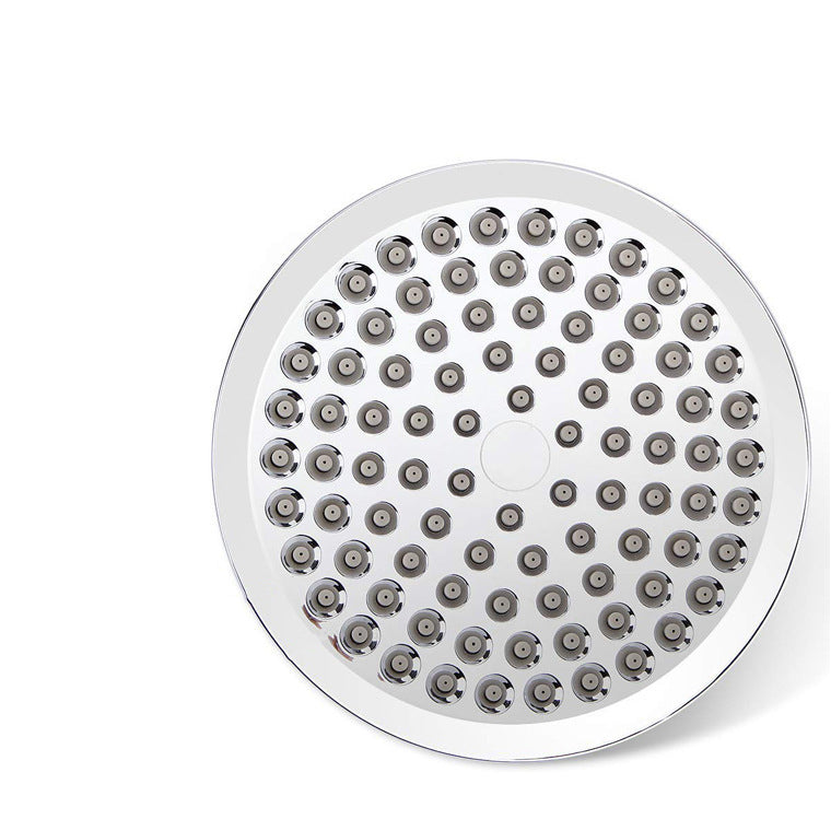 Traditional Shower Head Simple Metal Round Handheld Shower