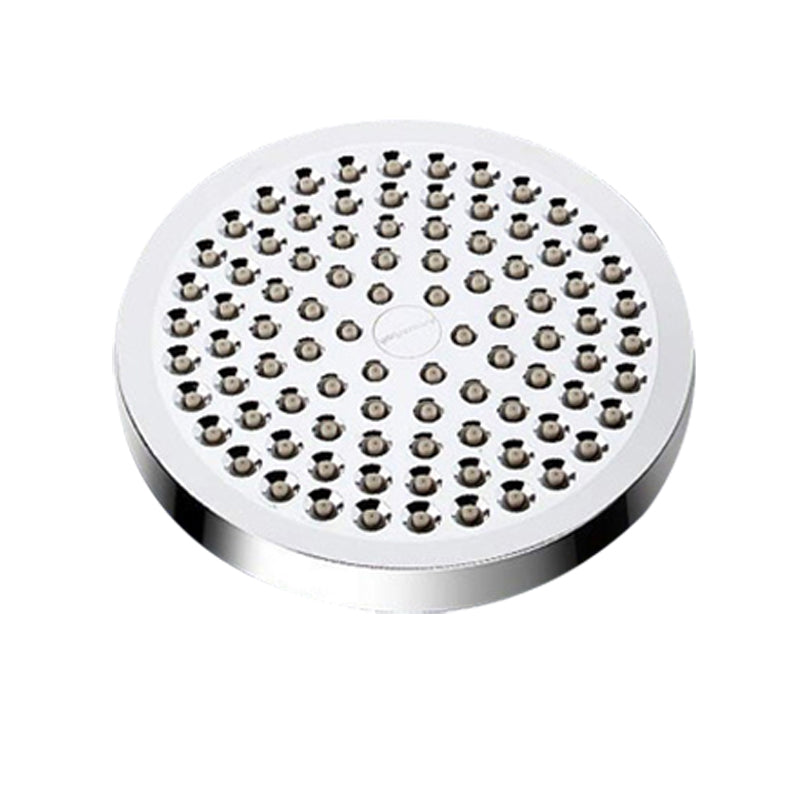 Traditional Shower Head Simple Metal Round Handheld Shower