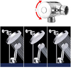 Traditional Shower Head Simple Metal Round Handheld Shower