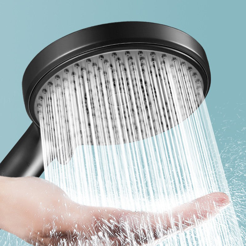 Round Shower Head Plastic Handheld Shower with Adjustable Spray Pattern