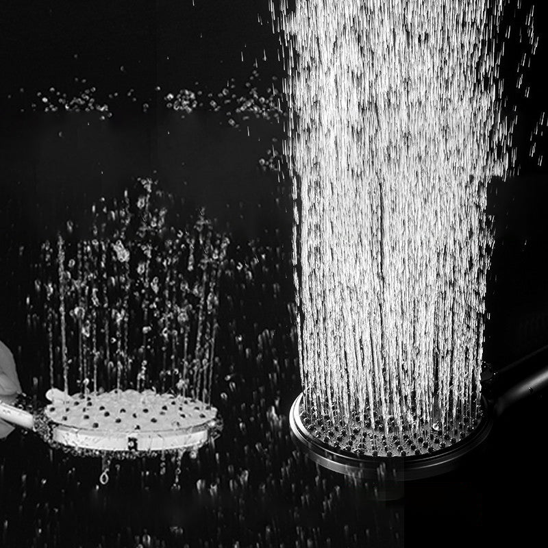 Round Shower Head Plastic Handheld Shower with Adjustable Spray Pattern