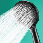 Round Shower Head Plastic Handheld Shower with Adjustable Spray Pattern