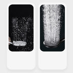 Round Shower Head Plastic Handheld Shower with Adjustable Spray Pattern