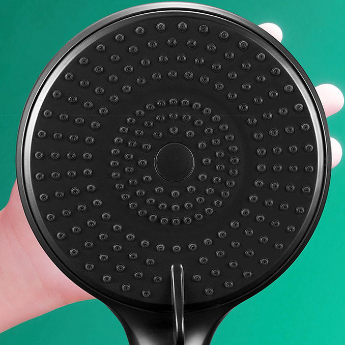 Round Shower Head Plastic Handheld Shower with Adjustable Spray Pattern