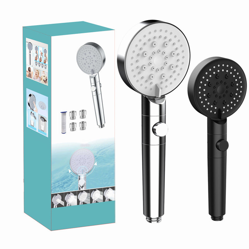 Modern Handheld Supercharged Showerhead Round Turbo Spray Head