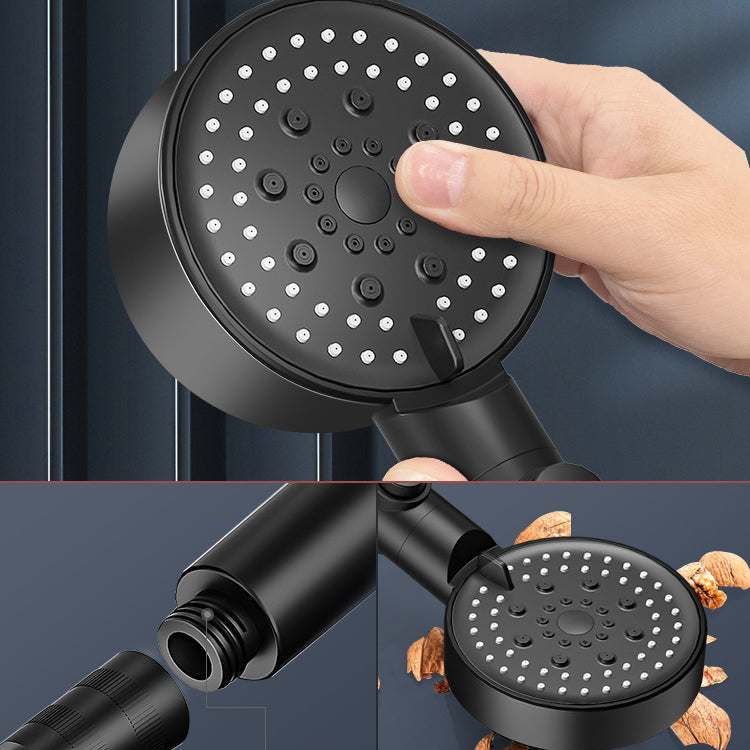 Modern Handheld Supercharged Showerhead Round Turbo Spray Head