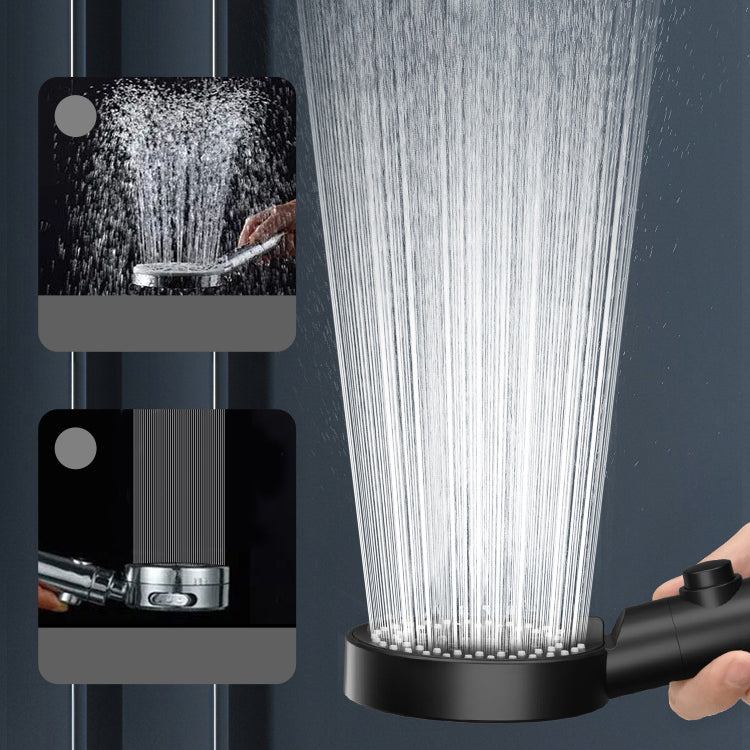 Modern Handheld Supercharged Showerhead Round Turbo Spray Head