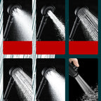 Modern Handheld Supercharged Showerhead Round Turbo Spray Head
