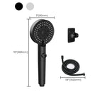 Modern Handheld Supercharged Showerhead Round Turbo Spray Head