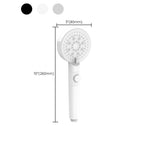 Modern Handheld Supercharged Showerhead Round Turbo Spray Head