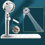 Contemporary Handheld Supercharged Showerhead Round Turbo Spray Head