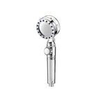 Contemporary Handheld Supercharged Showerhead Round Turbo Spray Head