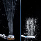 Contemporary Handheld Supercharged Showerhead Round Turbo Spray Head