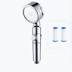 Modern Handheld Supercharged Showerhead Round 3 Setting Spray Head