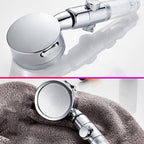 Modern Handheld Supercharged Showerhead Round 3 Setting Spray Head