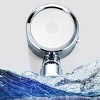 Modern Handheld Supercharged Showerhead Round 3 Setting Spray Head