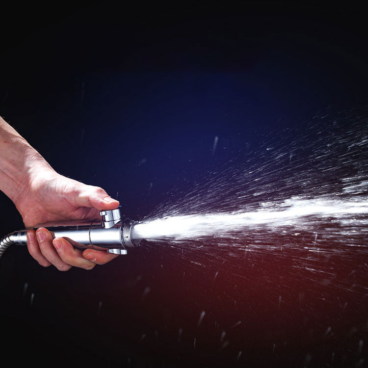 Modern Handheld Supercharged Showerhead Round 3 Setting Spray Head